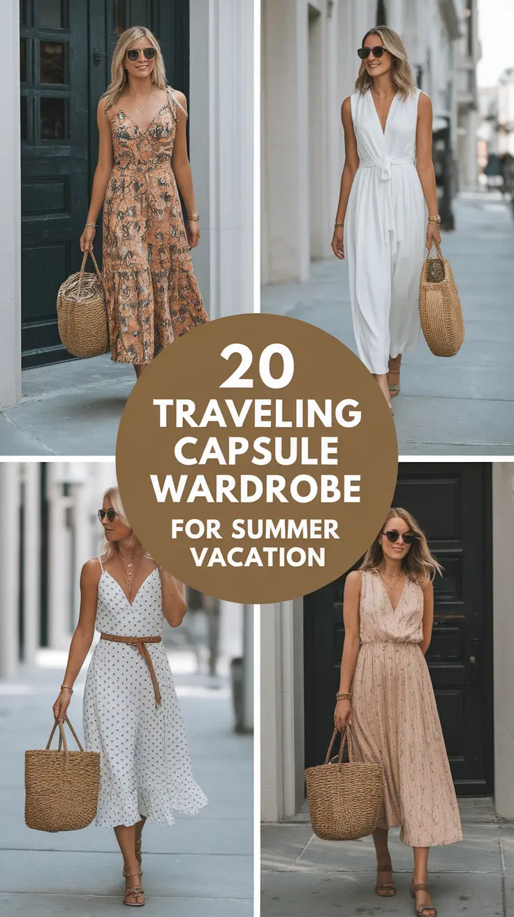 The Ultimate Traveling Capsule Wardrobe for Summer Vacation 2025