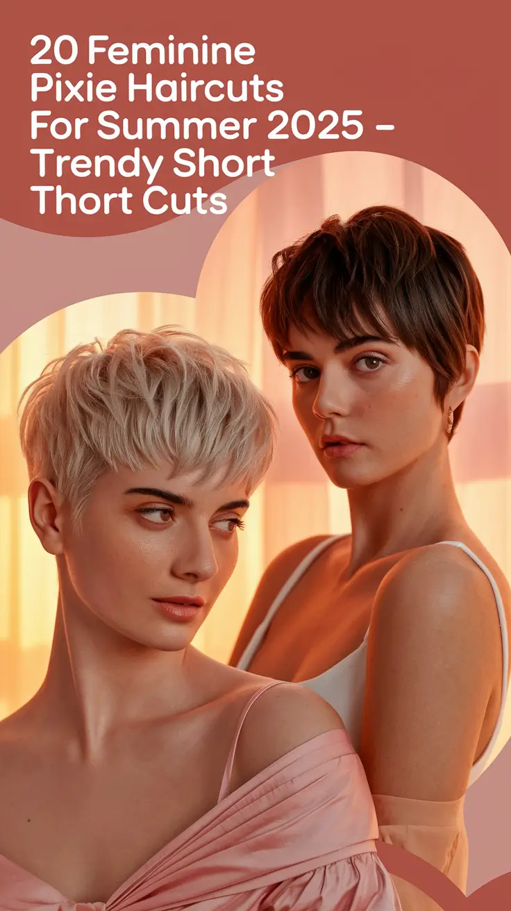 Feminine Pixie Haircuts for Summer 2025 – Trendy Short Cuts You’ll Love