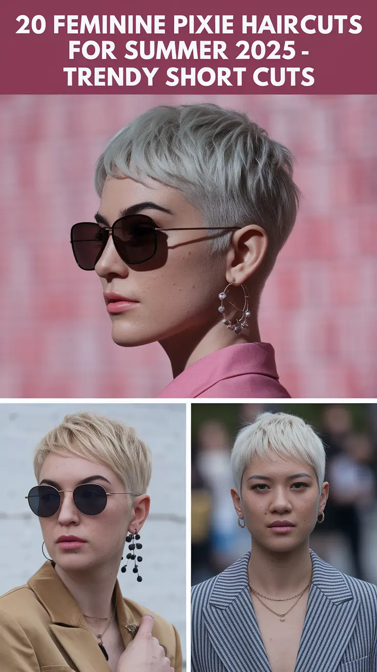 Feminine Pixie Haircuts for Summer 2025 – Trendy Short Cuts You’ll Love