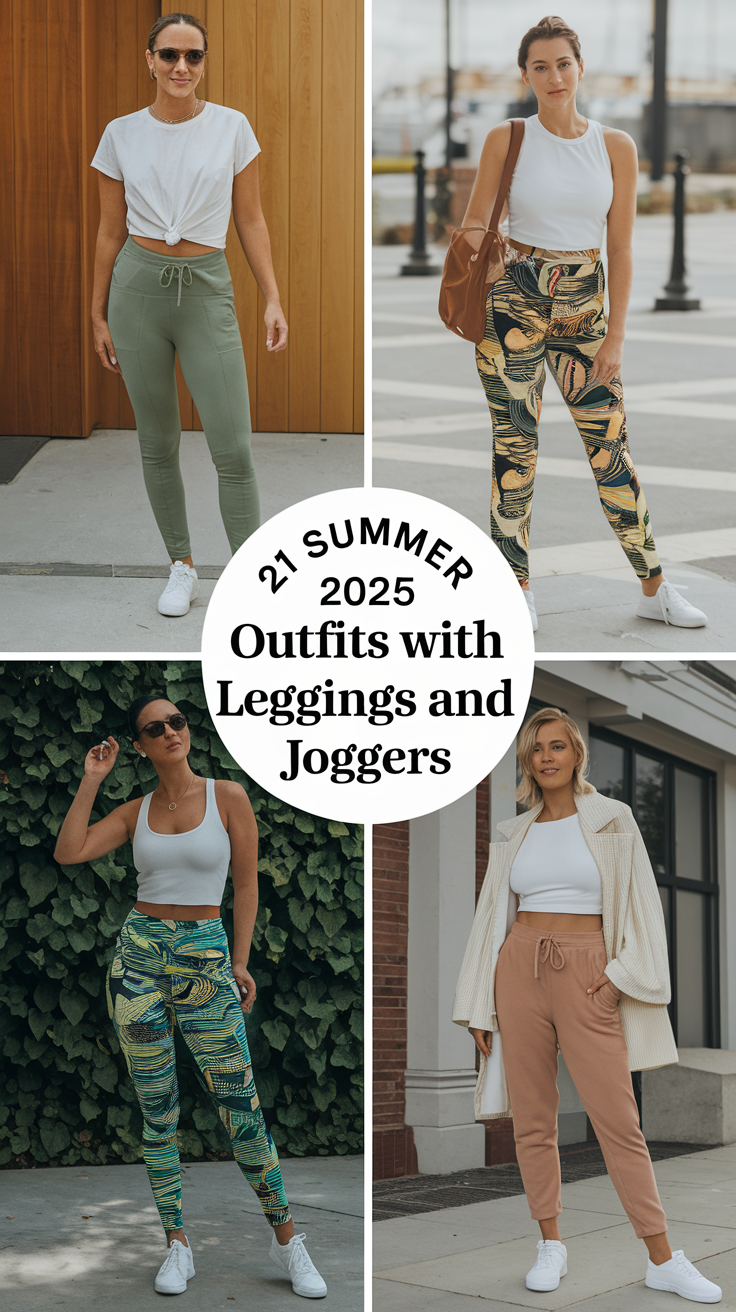 Summer 2025 Outfits With Leggings and Joggers: The Chic, The Comfy, and The Cool