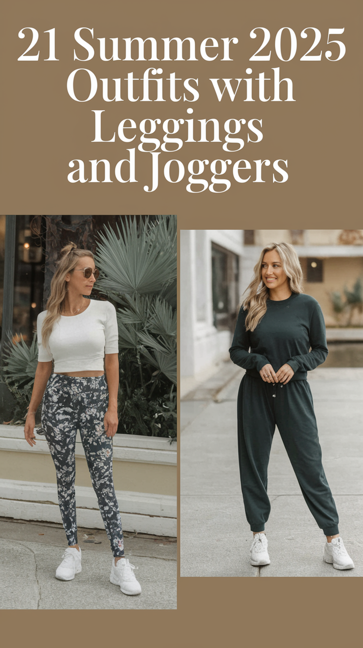 Summer 2025 Outfits With Leggings and Joggers: The Chic, The Comfy, and The Cool