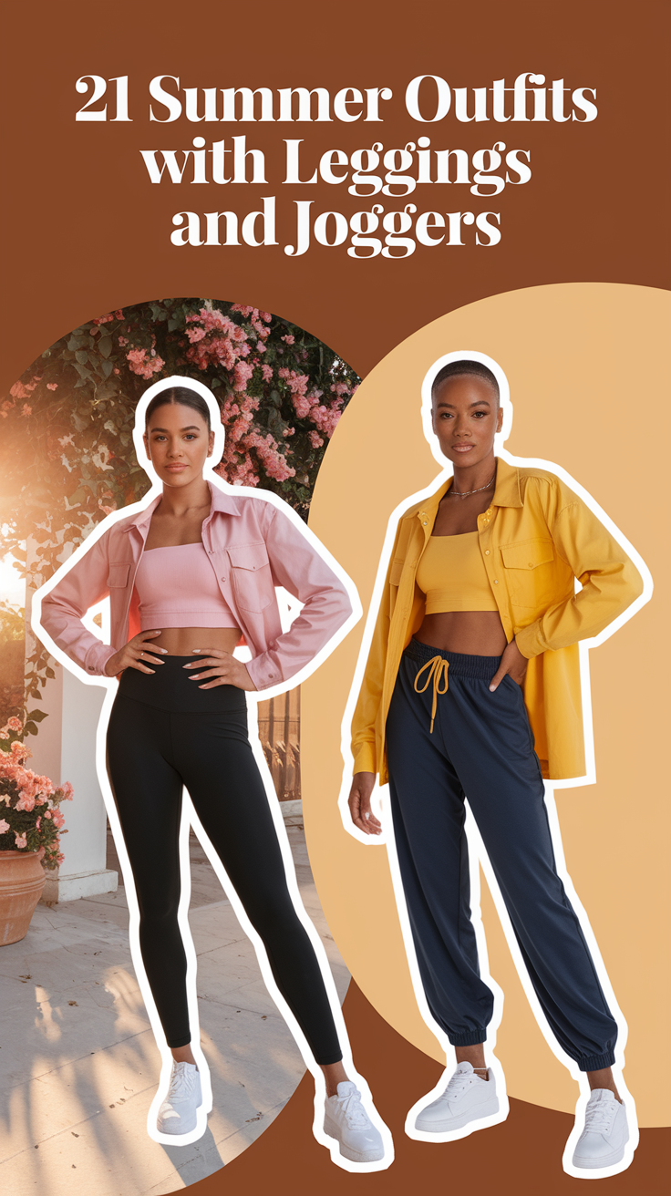 Summer 2025 Outfits With Leggings and Joggers: The Chic, The Comfy, and The Cool