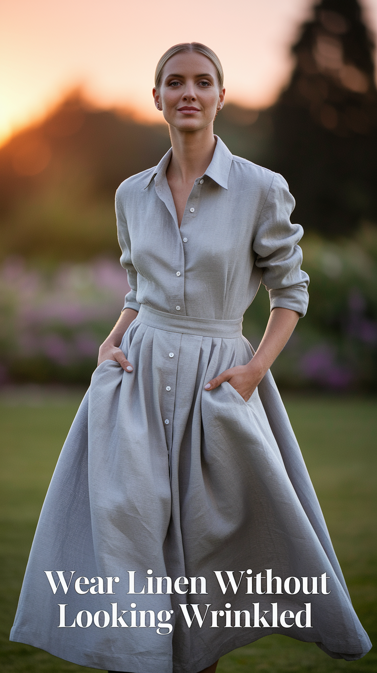 The Best Way to Wear Linen Without Looking Wrinkled