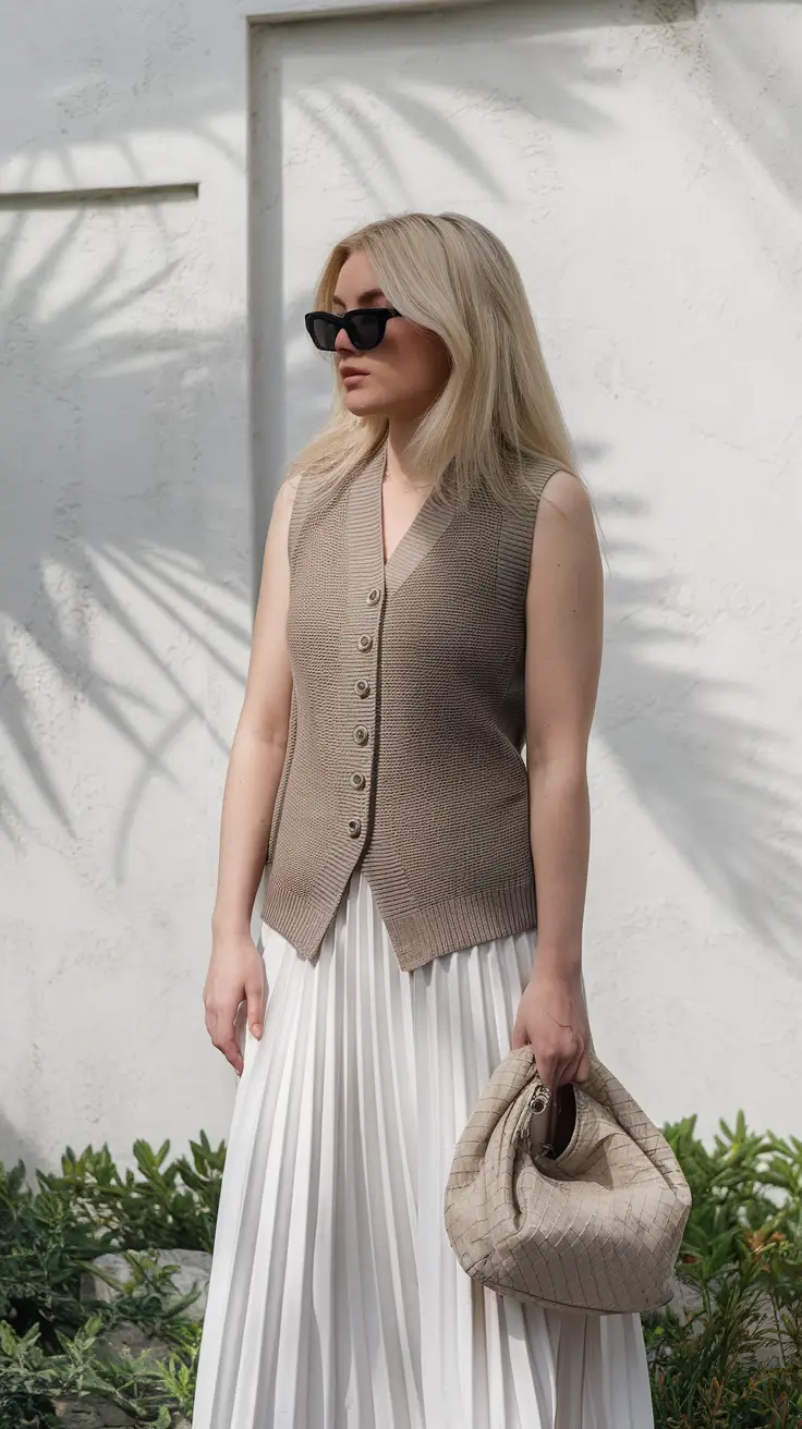 Traveling capsule wardrobe for summer vacation 2025 Pleats and Texture for Quiet Luxury
