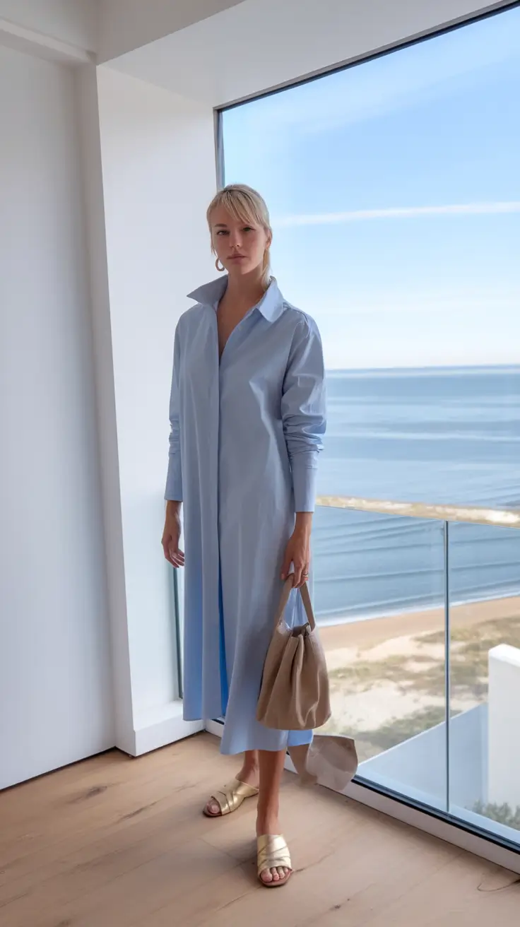 Traveling capsule wardrobe for summer vacation 2025 Minimalist Mood with Coastal Sophistication