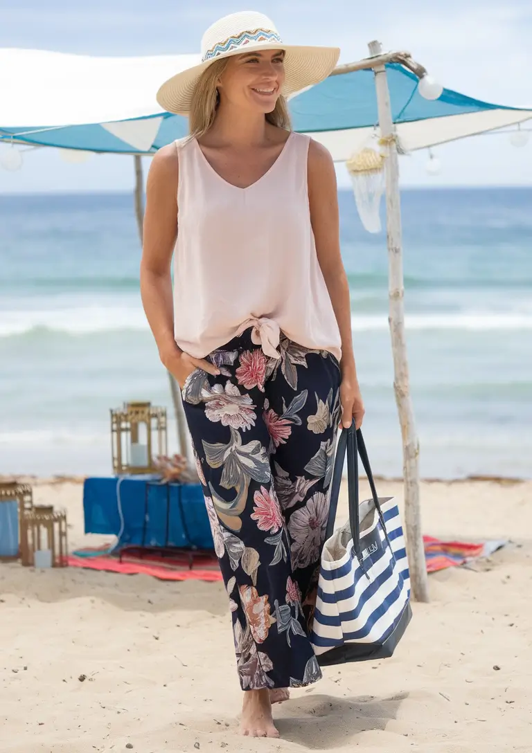 Traveling capsule wardrobe for summer vacation 2025 Beach Bloom and Breezy Movement