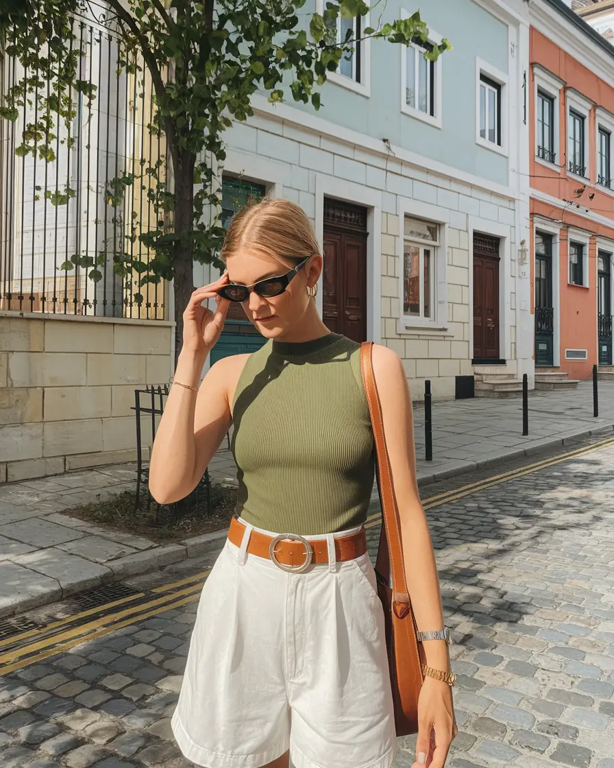 Basic outfits for summer 2025 Casual Cool in Olive and Cream