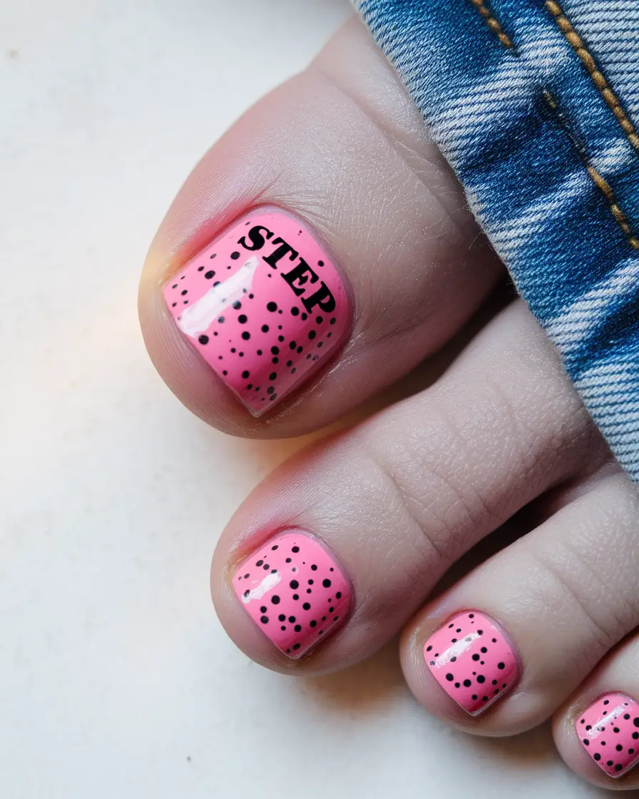 Beach Toe Nails for Summer 2025 Step Into Playful Pink