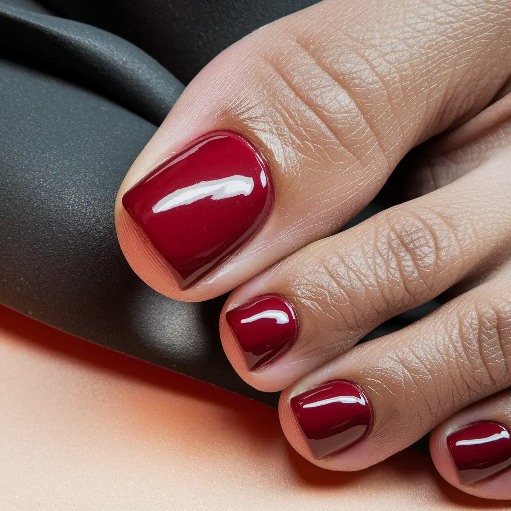 Bold Toe Colors for Summer 2025 Glossy Cherry Bomb