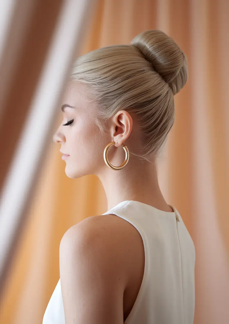 simple summer hairstyle for guests