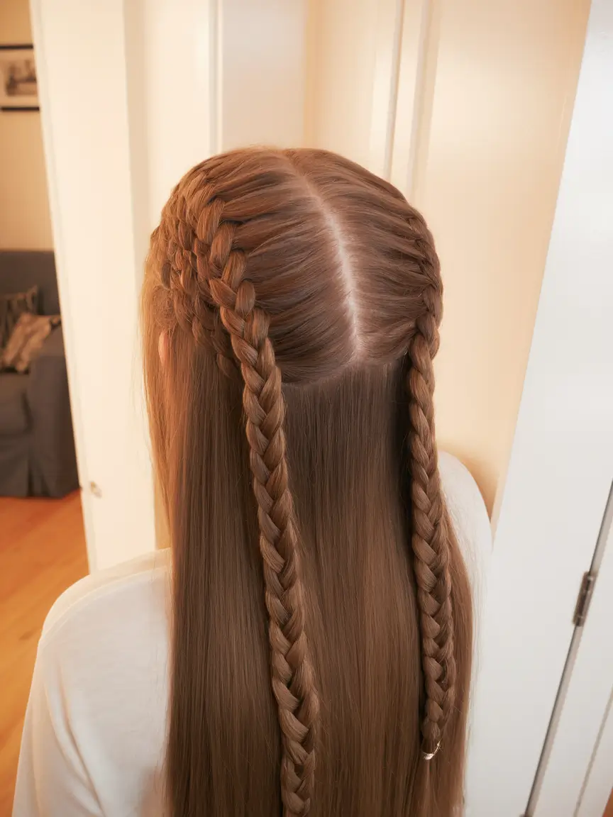 Fresh Summer Hairstyles for Teen Girls 2025 Soft Crown Braids for Summer Glow-Ups