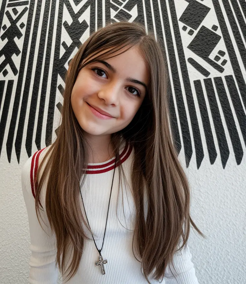 Fresh Summer Hairstyles for Teen Girls 2025 Clean Layered Cut with Natural Shine
