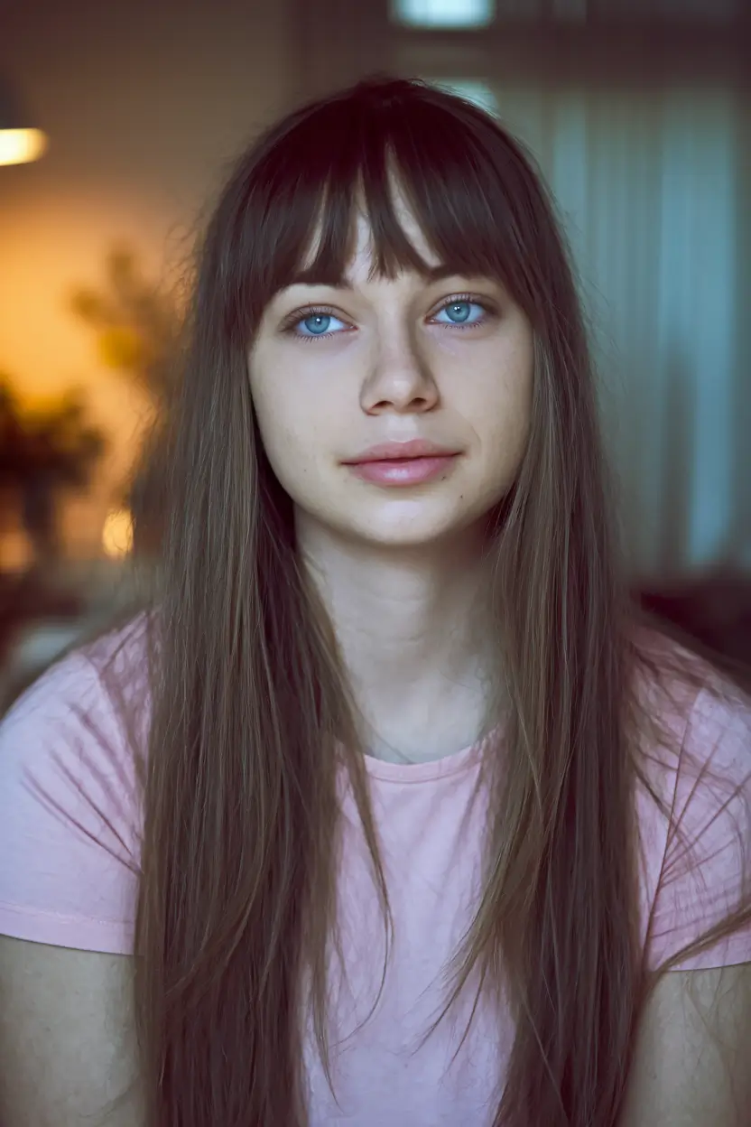 Fresh Summer Hairstyles for Teen Girls 2025 Long and Layered with Full Bangs