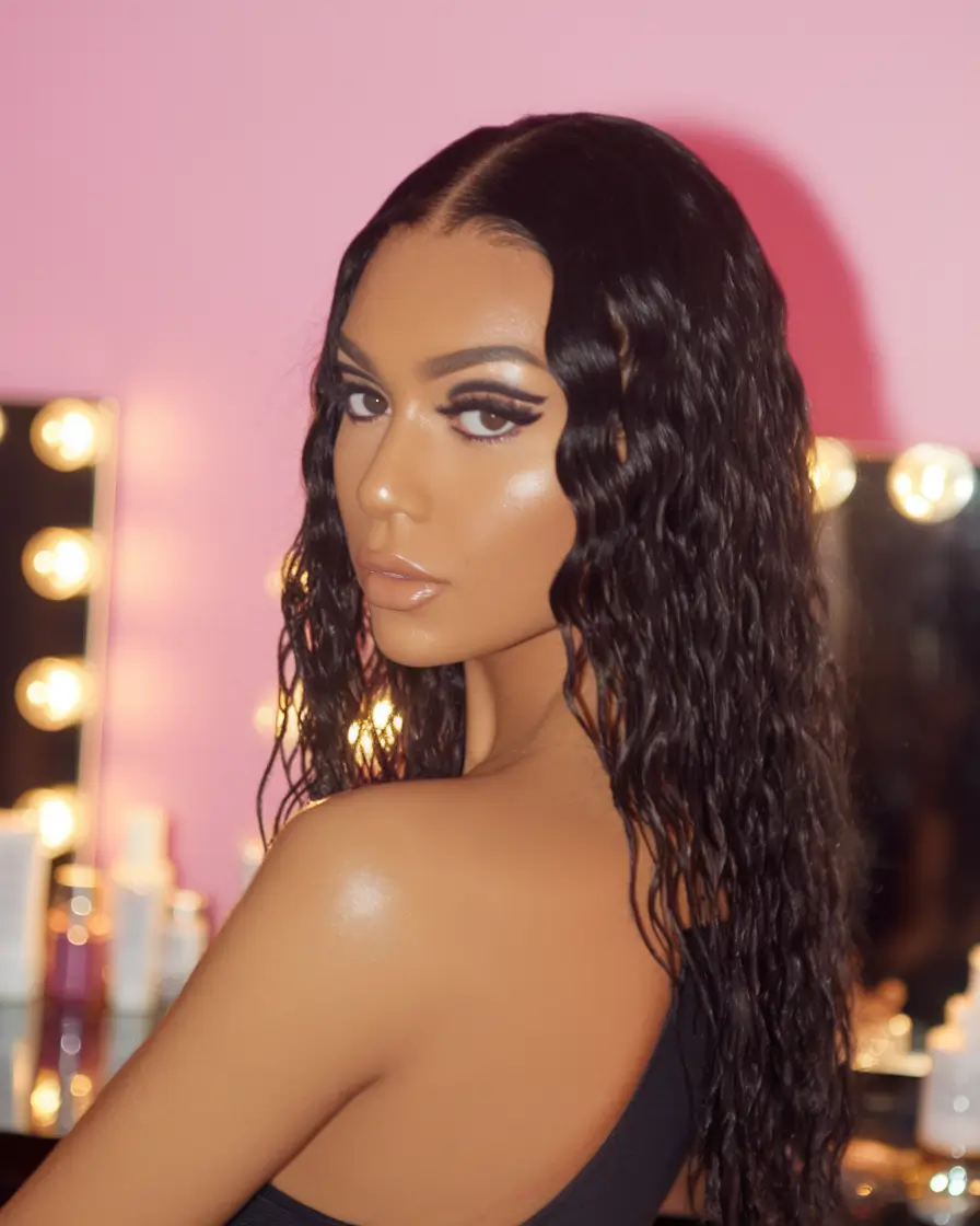 Fresh Swimming Hairstyles for Summer 2025 Wet-Look Waves for Glam Pool Days