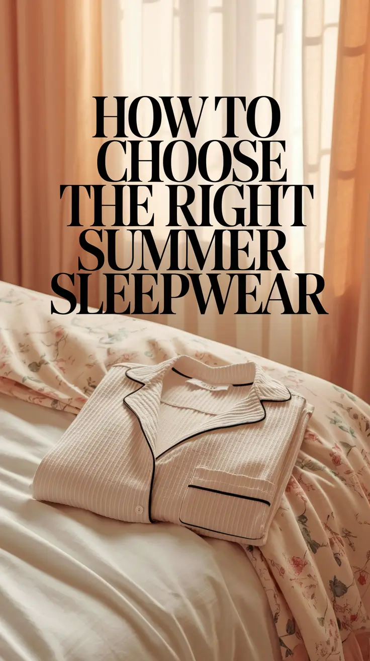 How to Choose the Right Summer Sleepwear: What Actually Helped Me Sleep Better