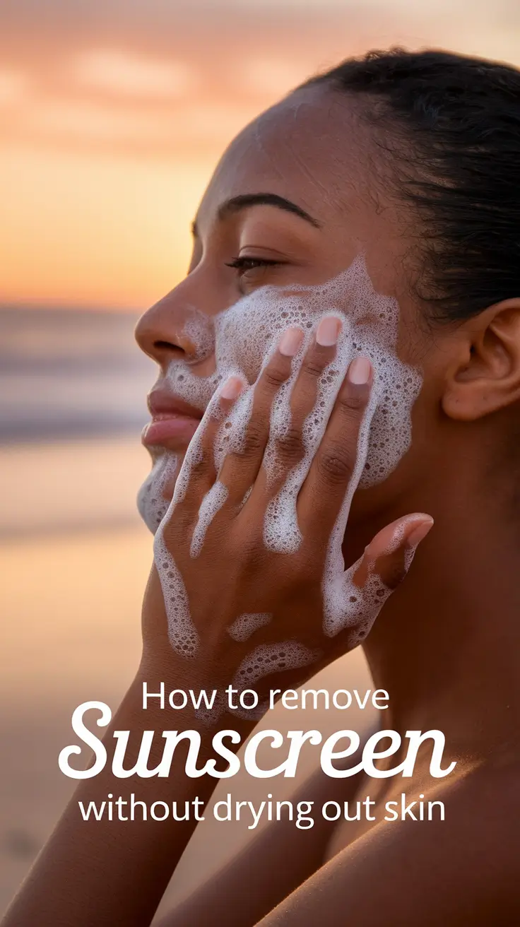 How to Remove Sunscreen Without Drying Out Skin