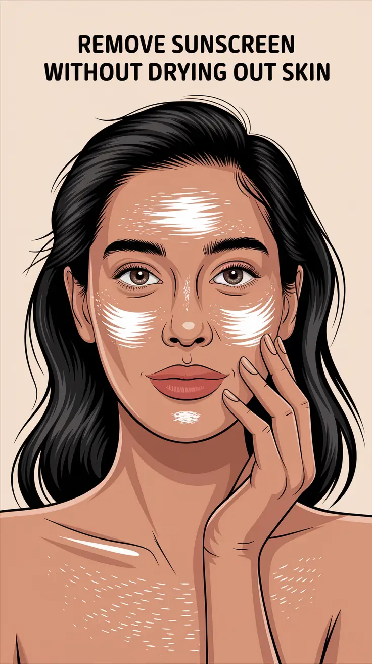 How to Remove Sunscreen Without Drying Out Skin