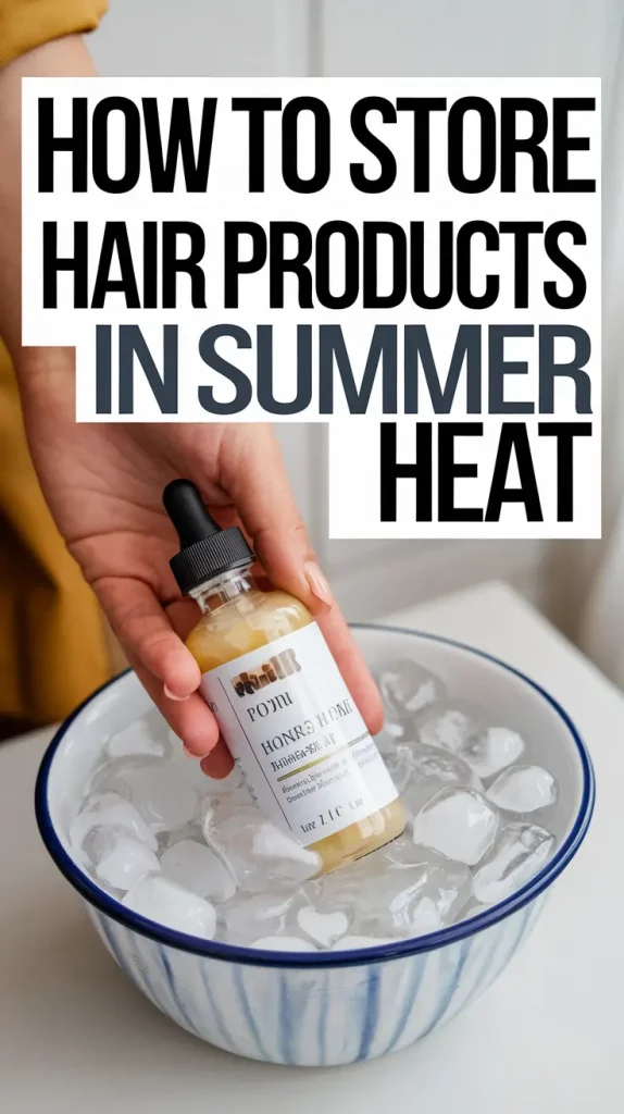 How to Store Hair Products in Summer Heat: My 2025 Routine