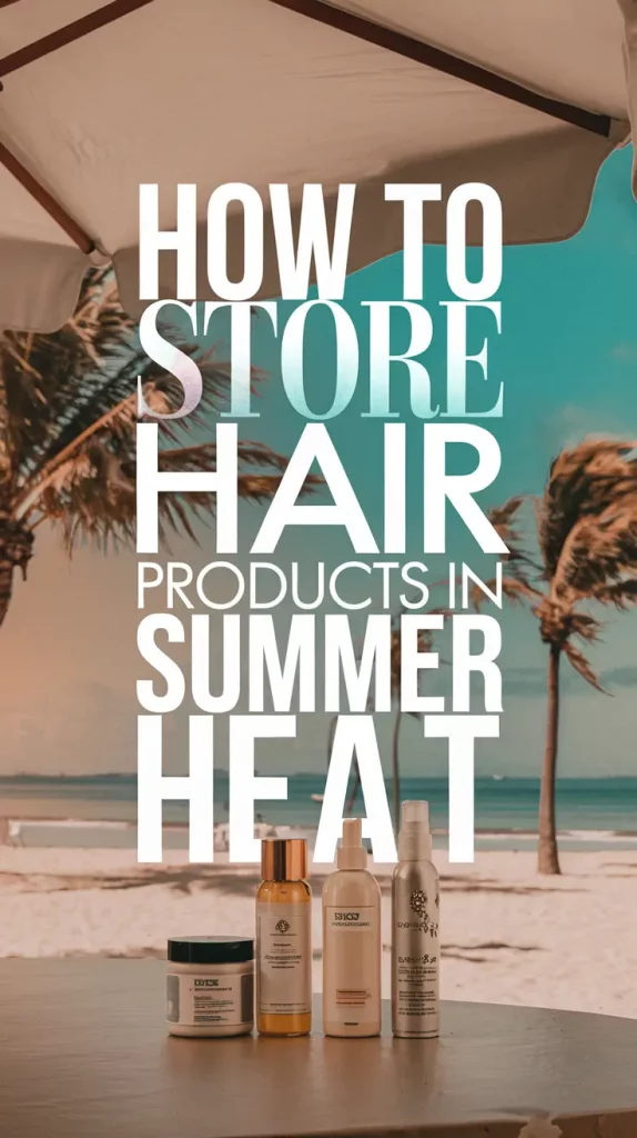 How to Store Hair Products in Summer Heat: My 2025 Routine