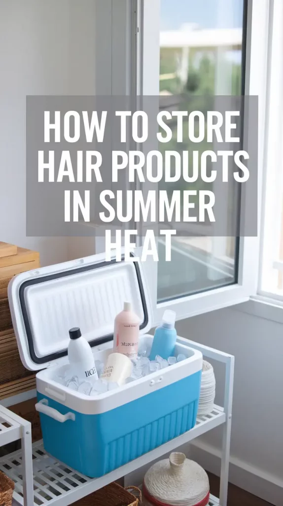 How to Store Hair Products in Summer Heat: My 2025 Routine
