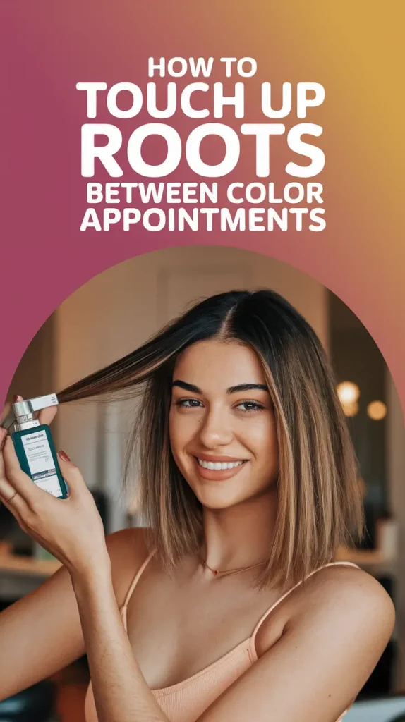 How to Touch Up Roots Between Color Appointments Easily
