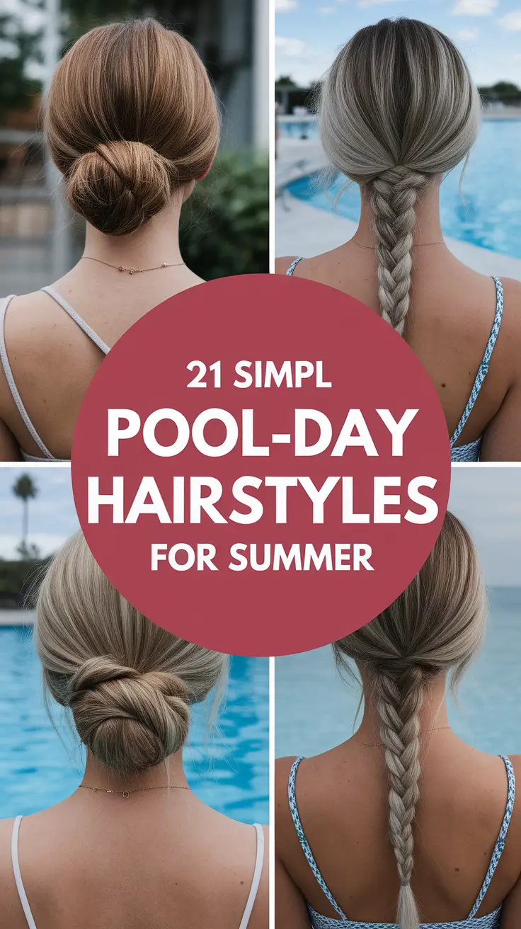 Simpl Pool-Day Hairstyles for Summer 2025: 21 Easy, Cute Looks for Every Hair Type