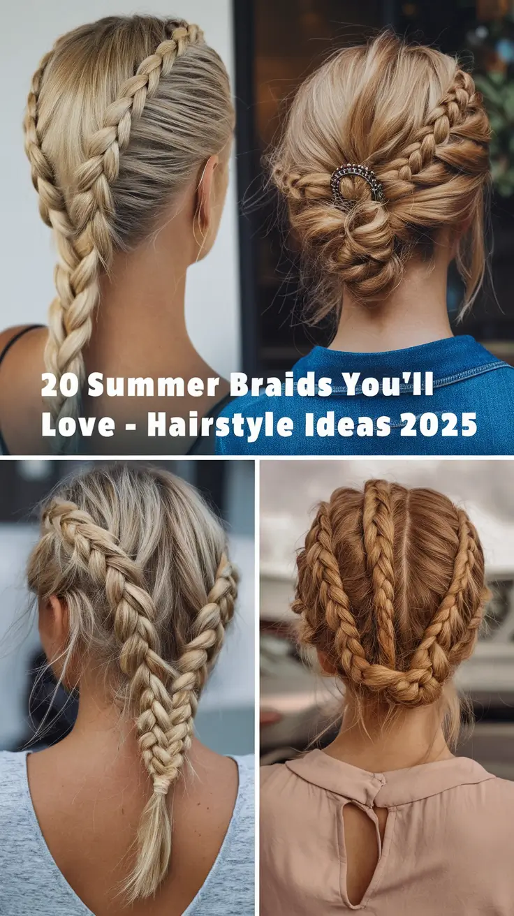 Summer Braids You’ll Love – Hairstyle Ideas 2025 for Every Length and Style