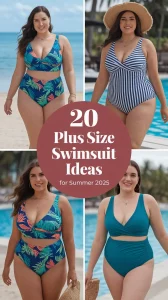 Plus Size Swimsuit Ideas for Summer 2025: Bold Looks, Real Confidence & Beach Poses