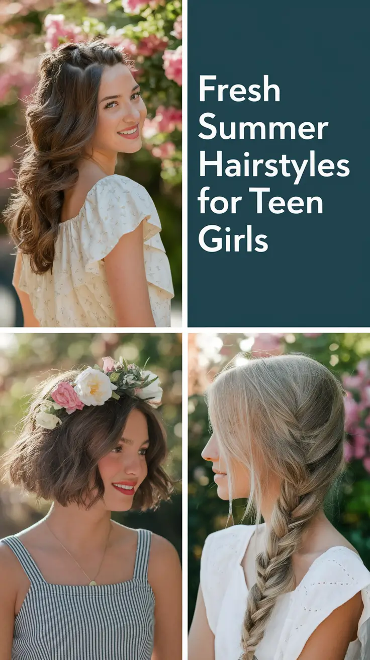 Fresh Summer Hairstyles for Teen Girls 2025: Trendy Ideas for Every Hair Type