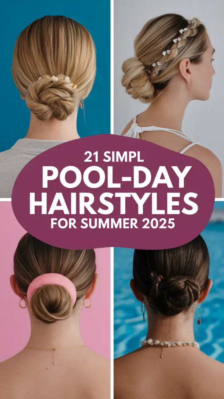 Simpl Pool-Day Hairstyles for Summer 2025: 21 Easy, Cute Looks for Every Hair Type