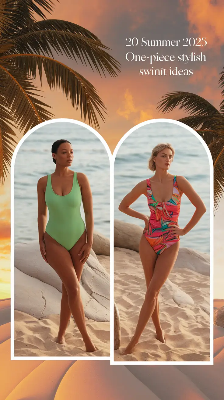 Summer 2025 One-Piece Swimsuit Ideas That Are Too Cute to Miss