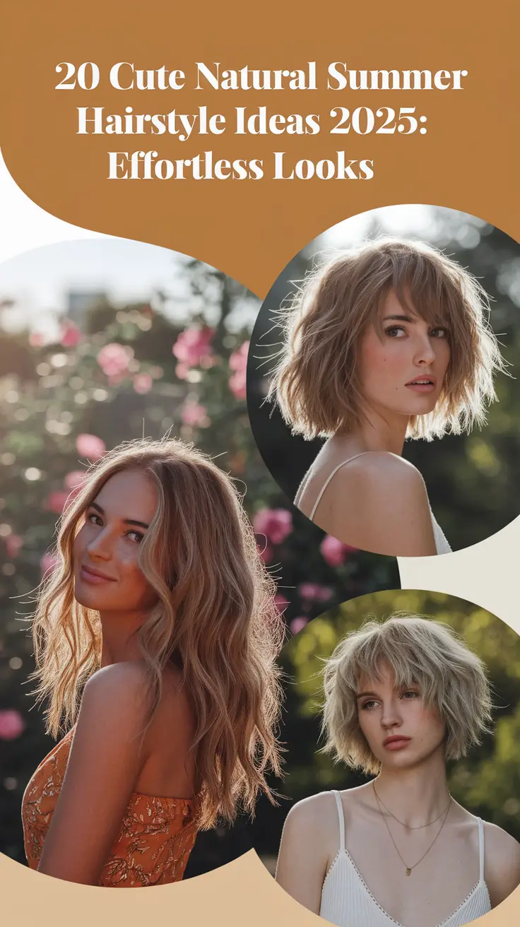 Cute Natural Summer Hairstyle Ideas 2025: Effortless Looks for Every Curl