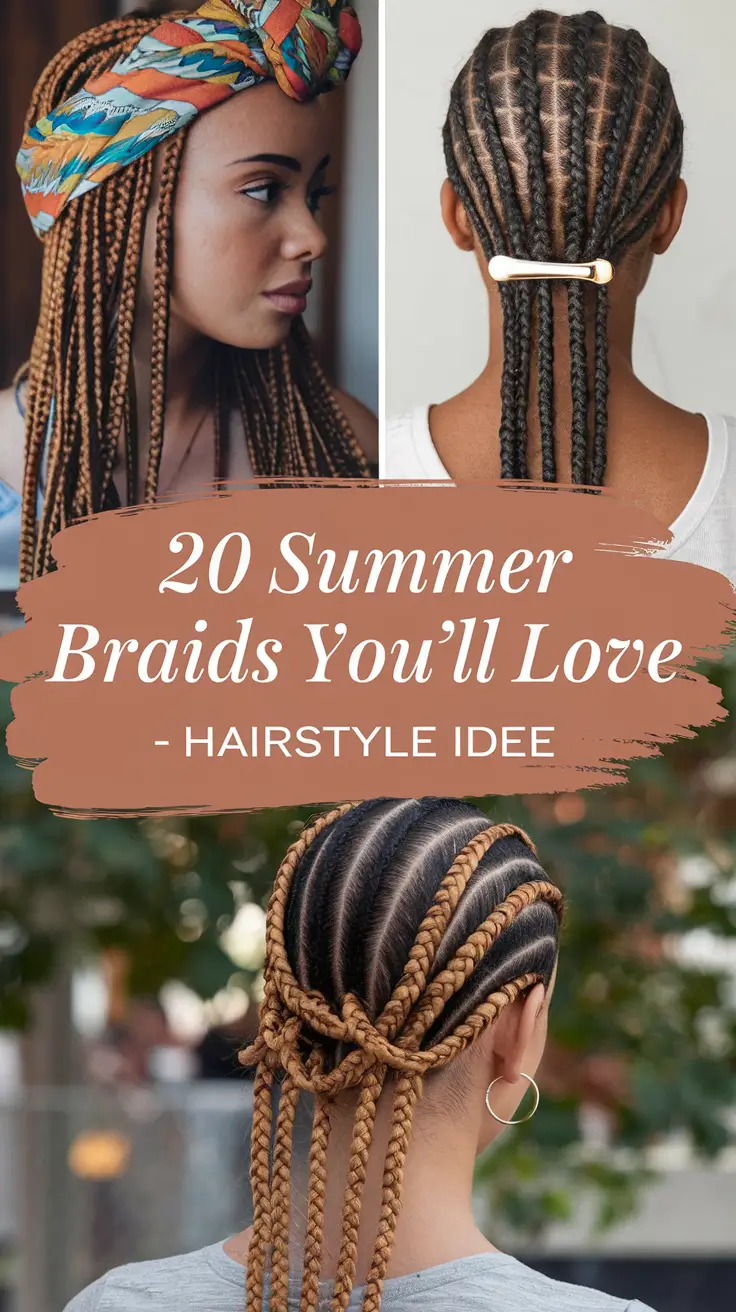 Summer Braids You’ll Love – Hairstyle Ideas 2025 for Every Length and Style