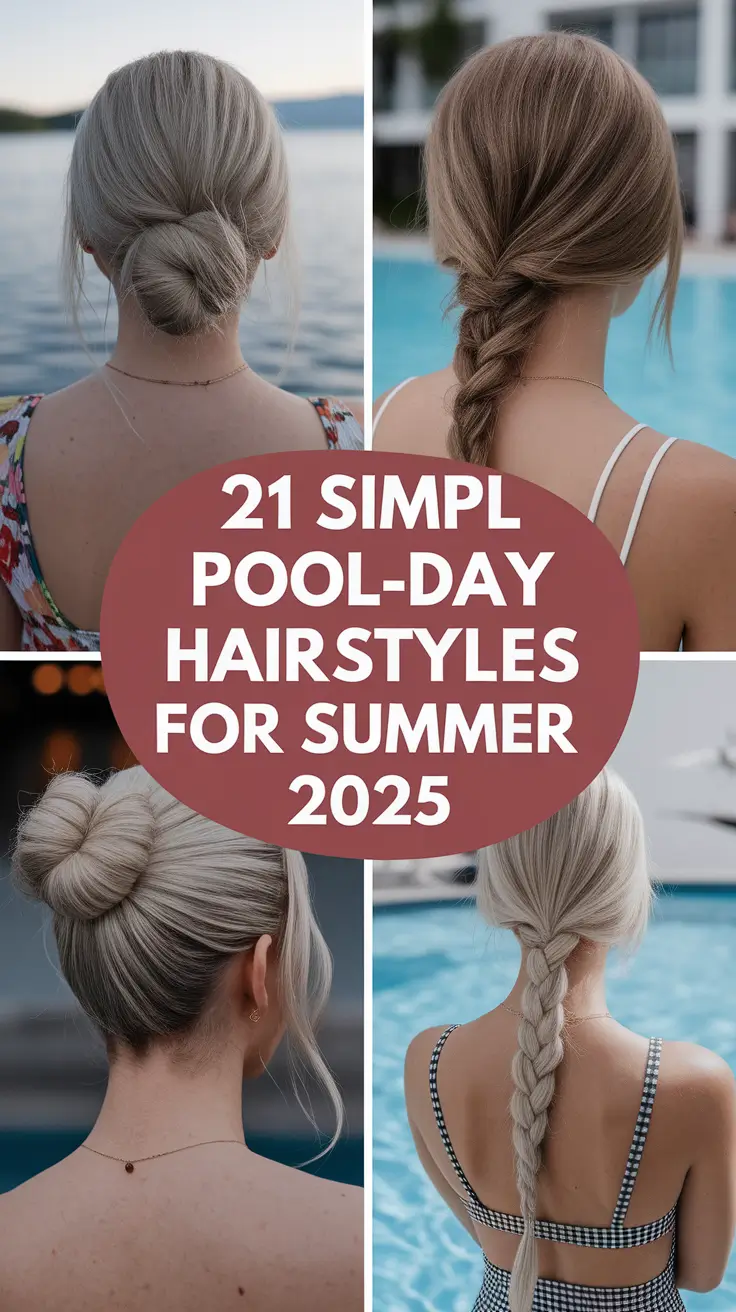 Simpl Pool-Day Hairstyles for Summer 2025: 21 Easy, Cute Looks for Every Hair Type