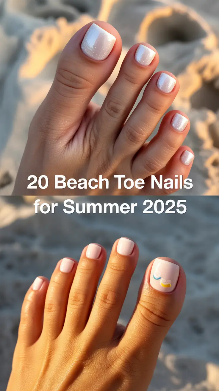Beach Toe Nails for Summer 2025: Pretty Designs, Bold Colors & Vacation Vibes