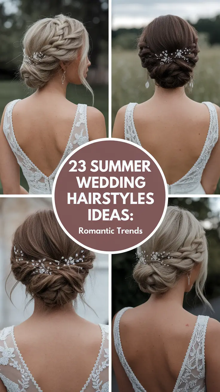 Summer Wedding Hairstyles Ideas 2025: Romantic Trends for Brides and Guests