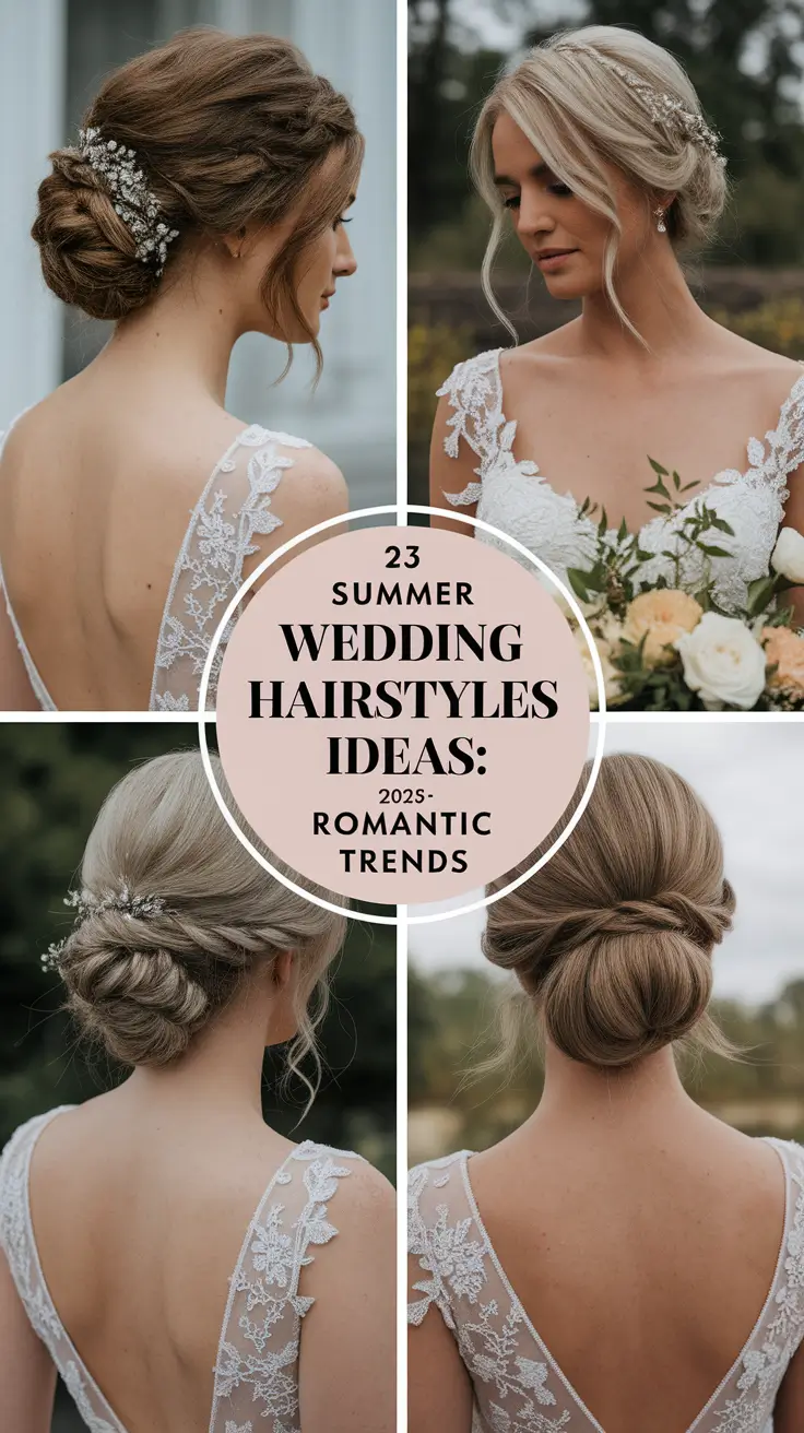 Summer Wedding Hairstyles Ideas 2025: Romantic Trends for Brides and Guests