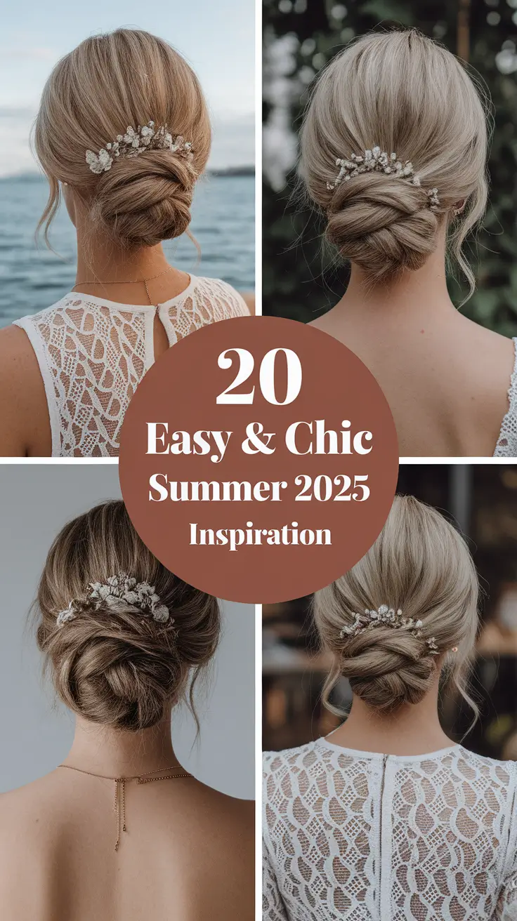 Easy & Chic Summer 2025 Updo Inspiration: Trendy, Effortless Hairstyles for Every Length