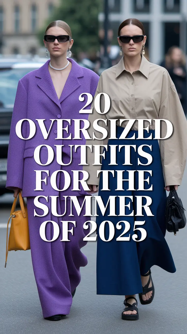 Oversized Outfits for the Summer of 2025: Cute, Casual & Effortless Style Inspo