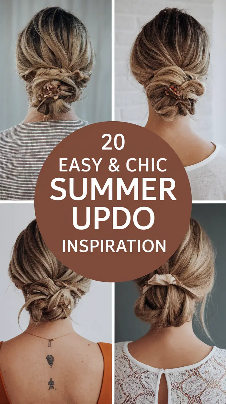 Easy & Chic Summer 2025 Updo Inspiration: Trendy, Effortless Hairstyles for Every Length