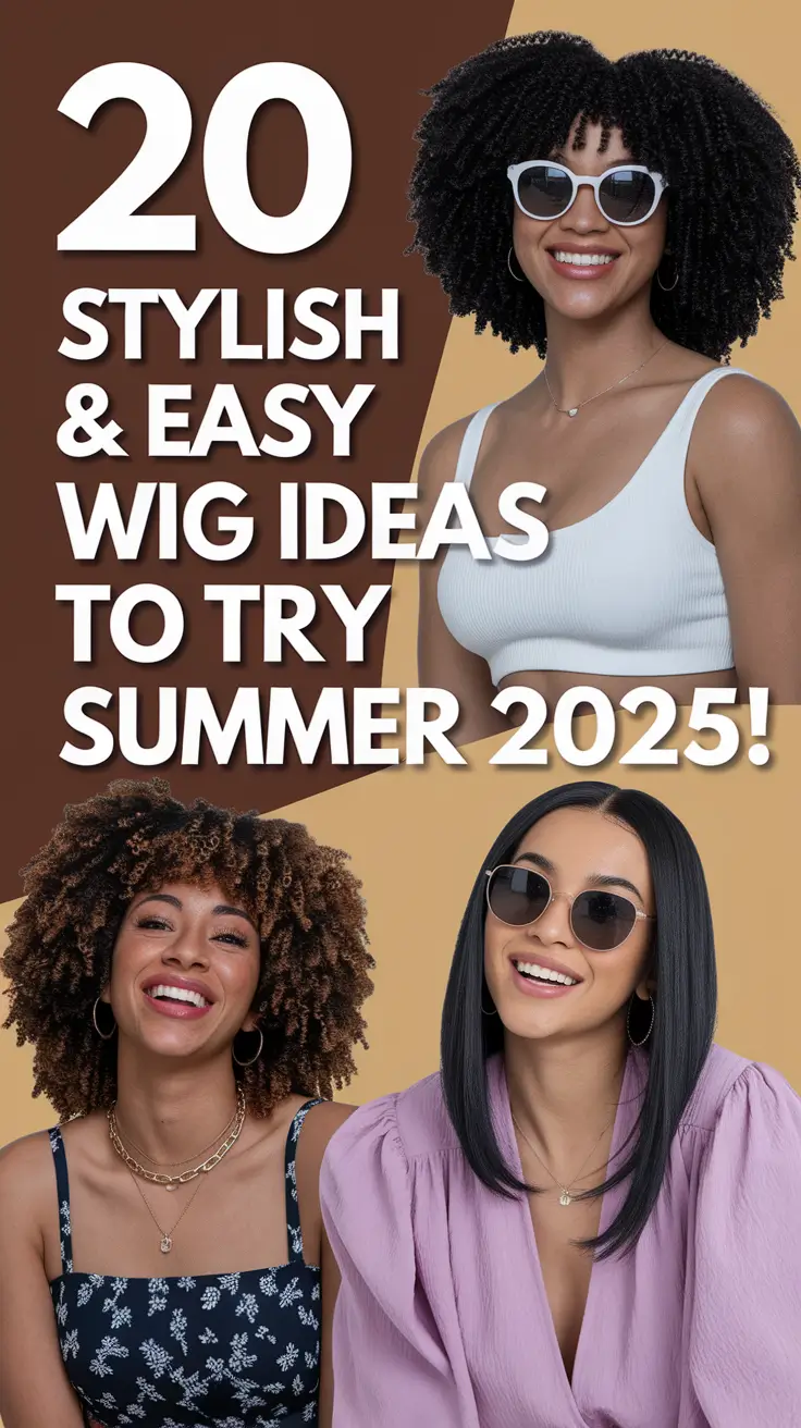 Stylish & Easy Wig Ideas to Try Summer 2025: Bold, Chic & Effortlessly Cool