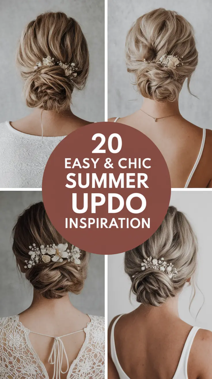 Easy & Chic Summer 2025 Updo Inspiration: Trendy, Effortless Hairstyles for Every Length