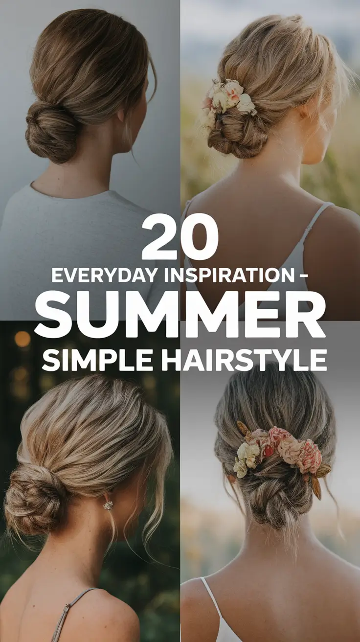 Everyday Inspiration - Summer Simple Hairstyle 2025: Easy & Cute Looks for All Hair Lengths