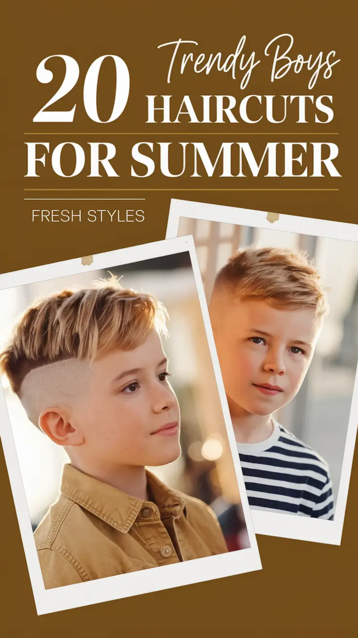 Trendy Boys Haircuts for Summer 2025 – Fresh Styles with Modern Fades