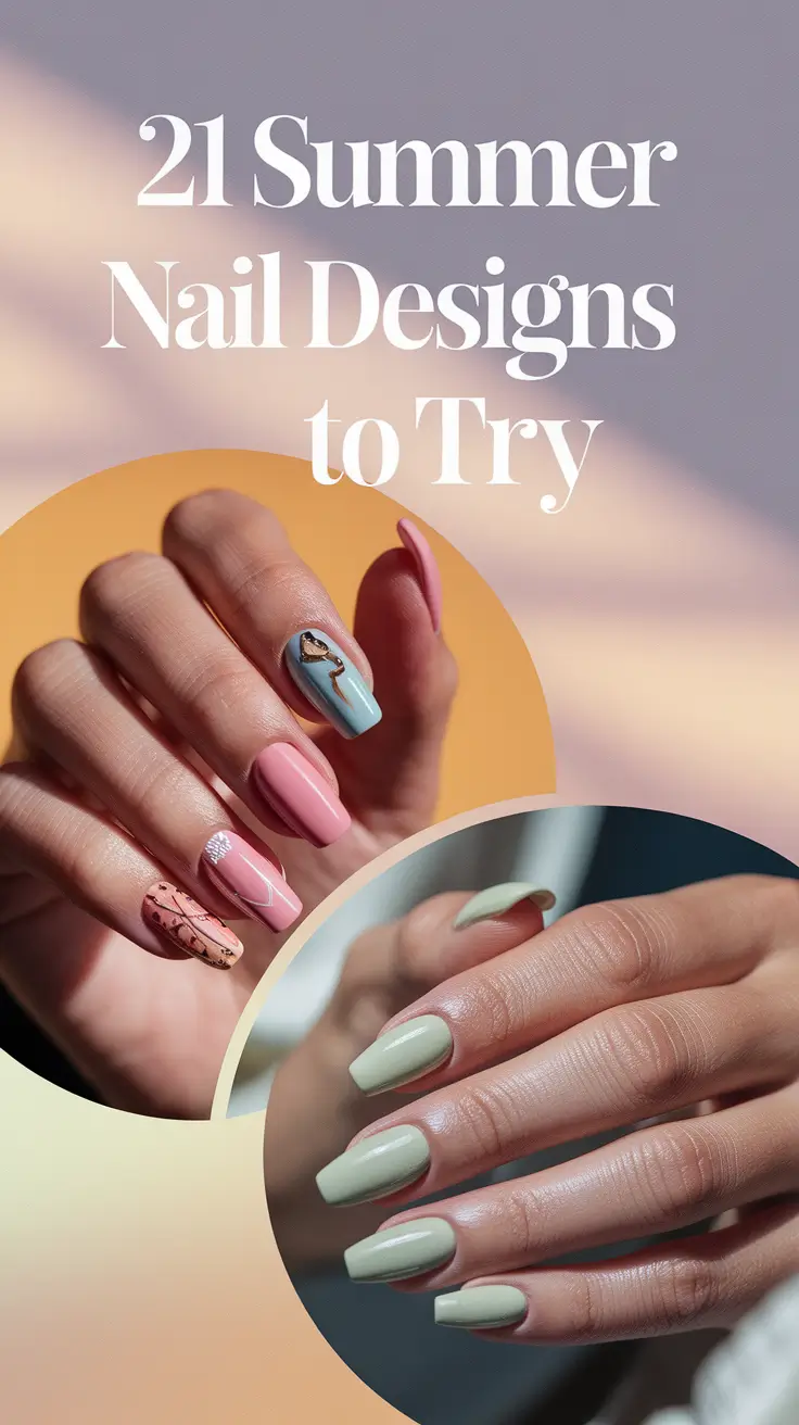 Summer 2025 Nail Designs to Try: Trendy, Classy & Colorful Inspo for Every Style