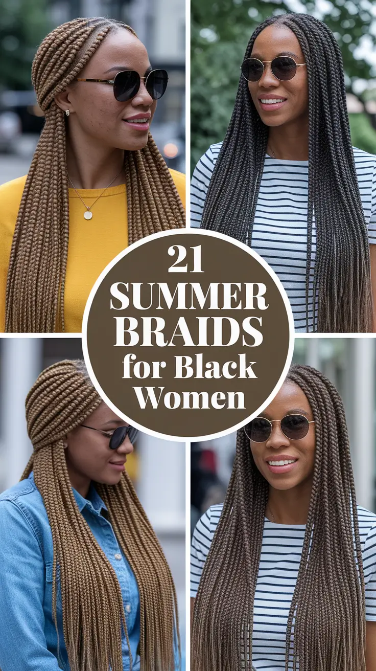 Summer Braids for Black Women 2025: Best Protective Styles for a Hot Season Glow