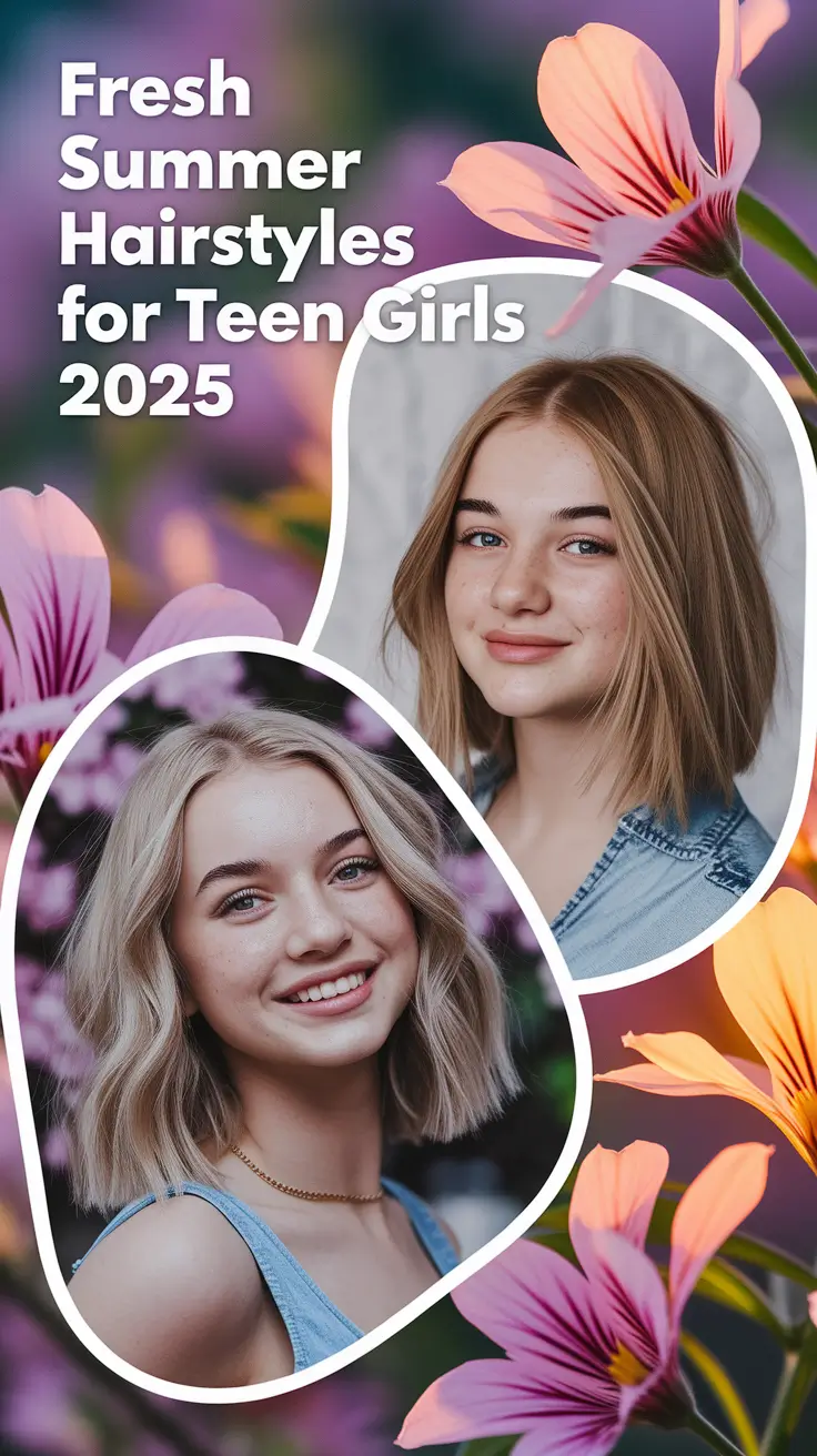 Fresh Summer Hairstyles for Teen Girls 2025: Trendy Ideas for Every Hair Type