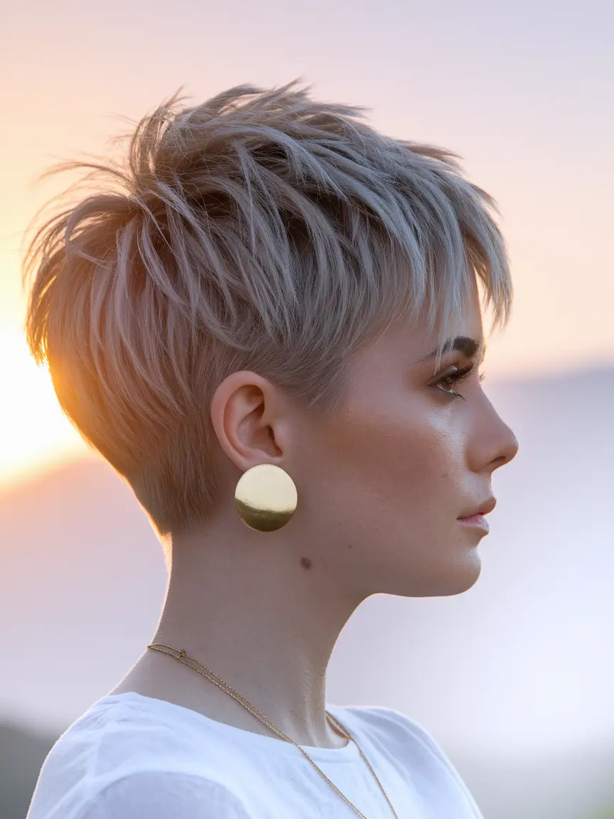 Short & Chic Summer Haircuts - Hot Trends 2025 Feathered Ash Pixie Perfection