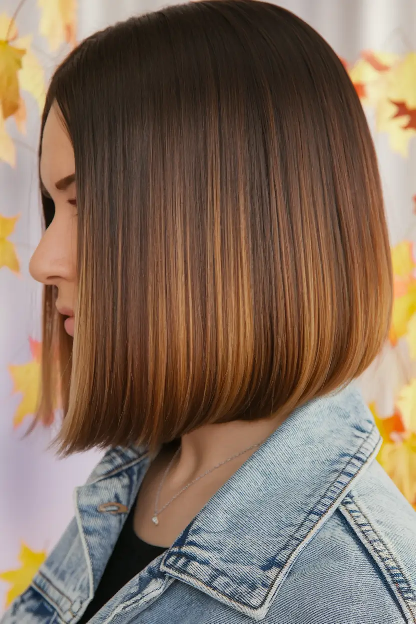 Short & Chic Summer Haircuts - Hot Trends 2025 Chocolate Mocha Blunt Cut