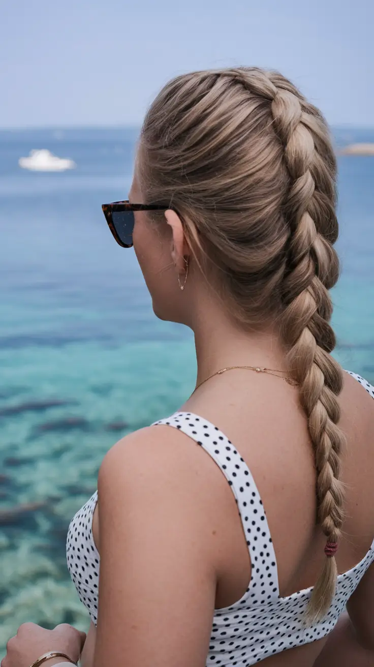 summer french braids Classic French Braid with Beachside Cool
